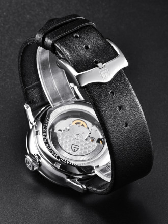 Часы наручные Pagani Design PD-2770 BLACK WITH LEATHER BAND