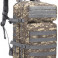Тактический мужской рюкзак Snoburg SN3562 серый камуфляж пиксель