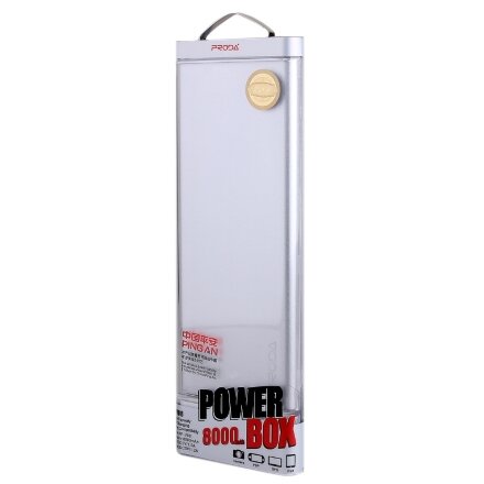 Внешний Аккумулятор Remax Proda Power Box 8000mAh Серебро