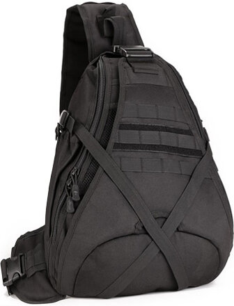 Тактический однолямочный рюкзак Mr. Martin 5056 Чёрный