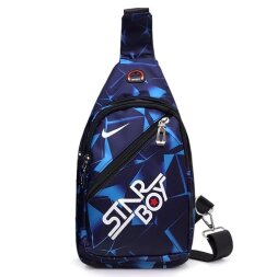 Однолямочный городской рюкзак Nike star синий