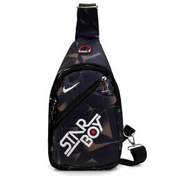 Однолямочный городской рюкзак Nike star коричневый