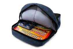 Детский рюкзак с кошельком Тачки Молния Маквин 5208 серый